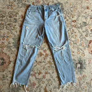 American eagle mom jeans size 10